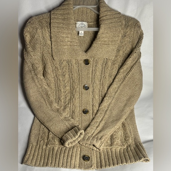 Cable Knit Cardigan Grandpa Core - Picture 1 of 4